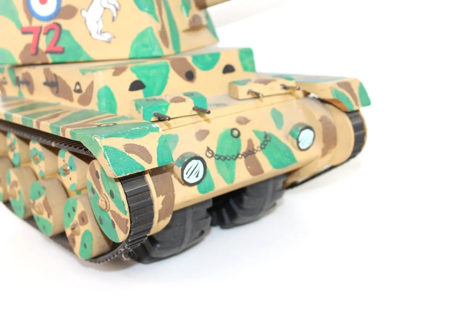 Mon Ami(e) Vintage Vintage Panzer Holzspielzeug