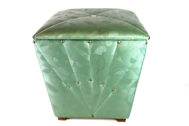 Mon Ami(e) Vintage Vintage Sitztruhe Sitzhocker türkis