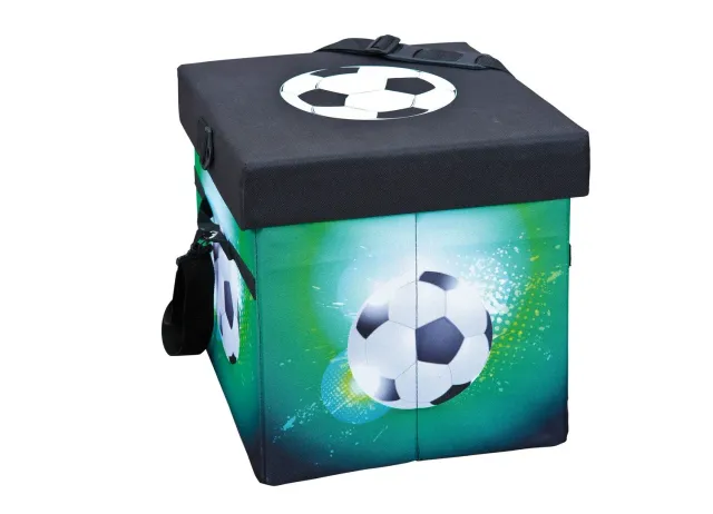 Inter Link Fanbox Kühltasche Fußball Sitzhocker 37 cm