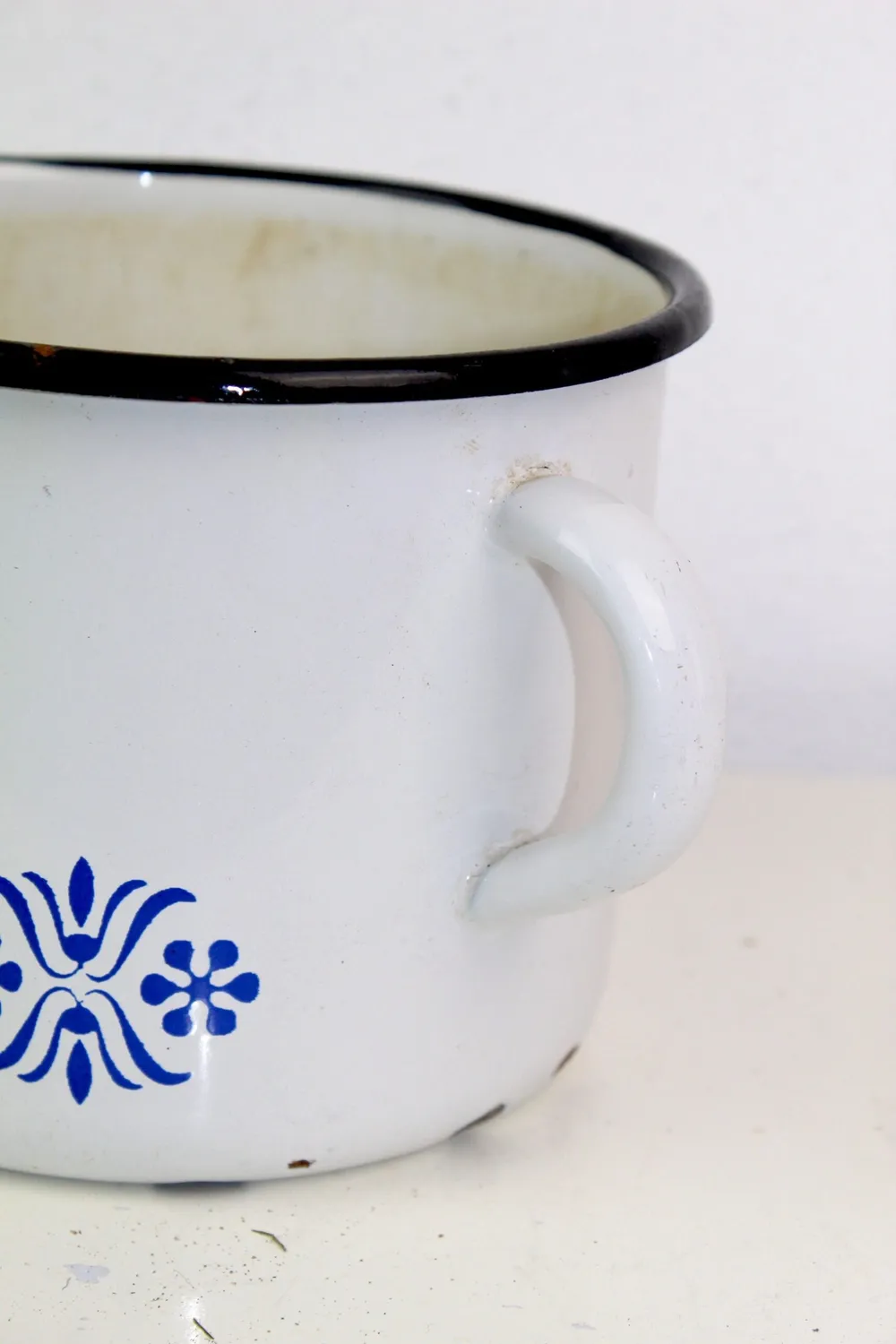 Mon Ami(e) Vintage Milchtopf Emaille emailliert