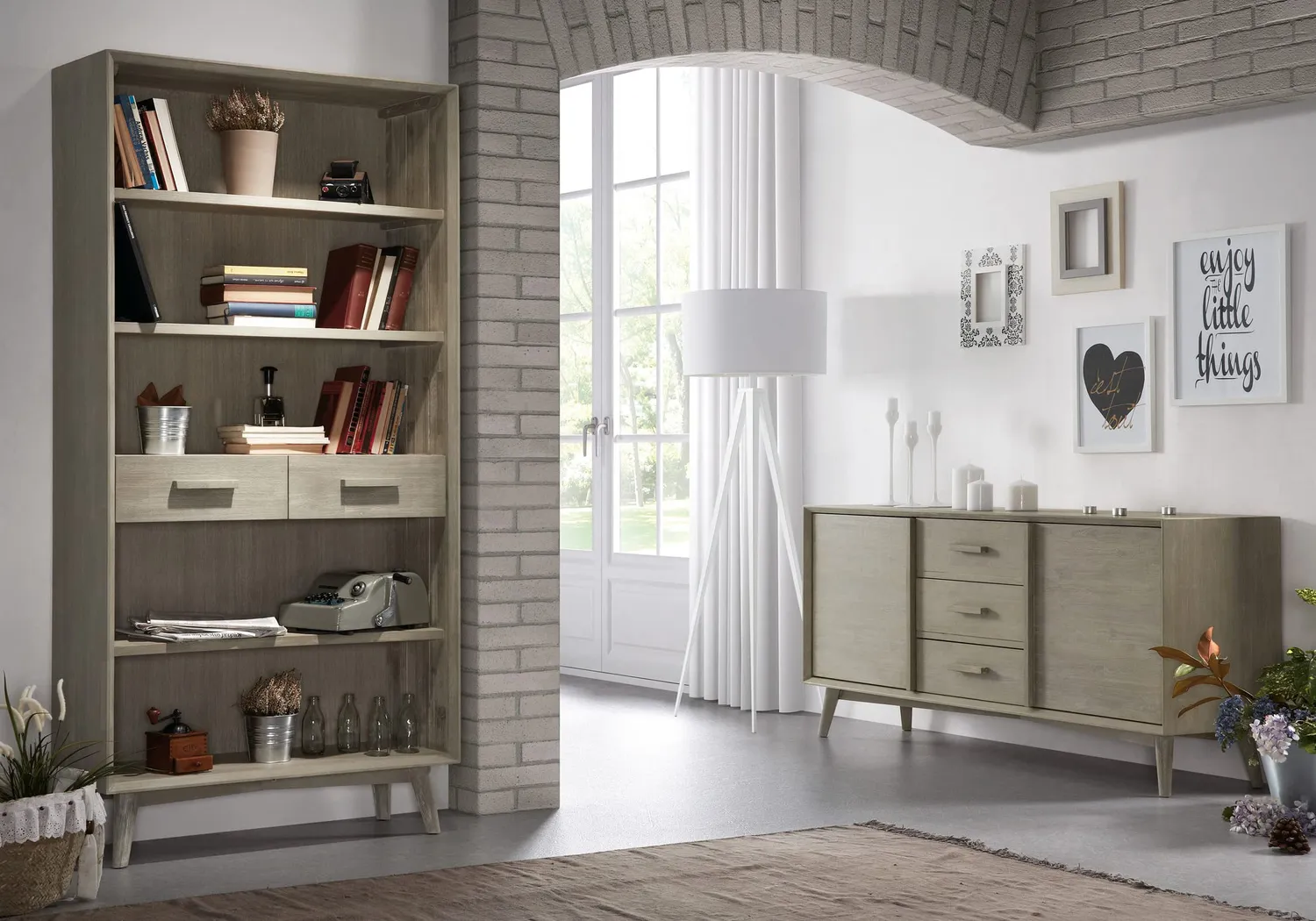 Kave Home Iguazu Stehlampe