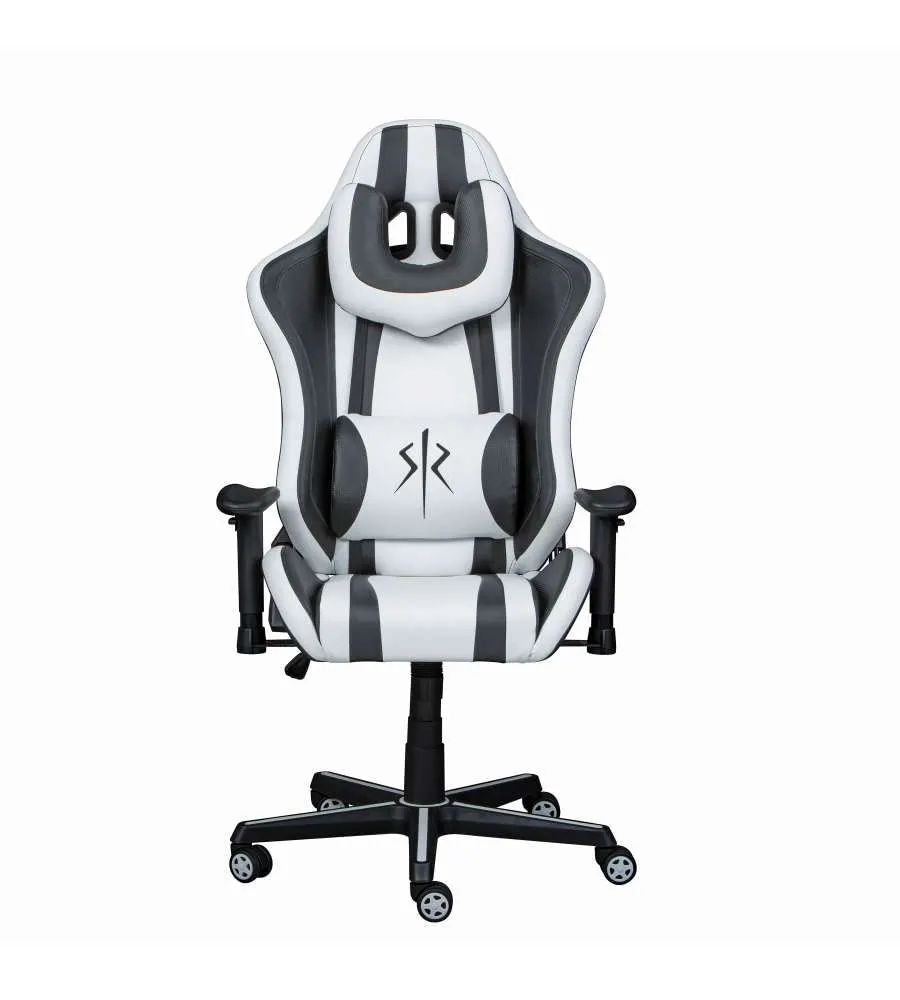 Inter Link Zoro Gamingstuhl Schwarz-Weiß Nackenkissen