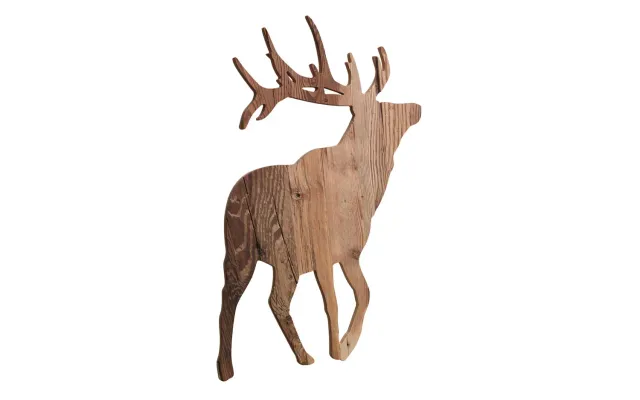 alpina design Sagoma Alpina Cervo Hirsch Silhouette Holz