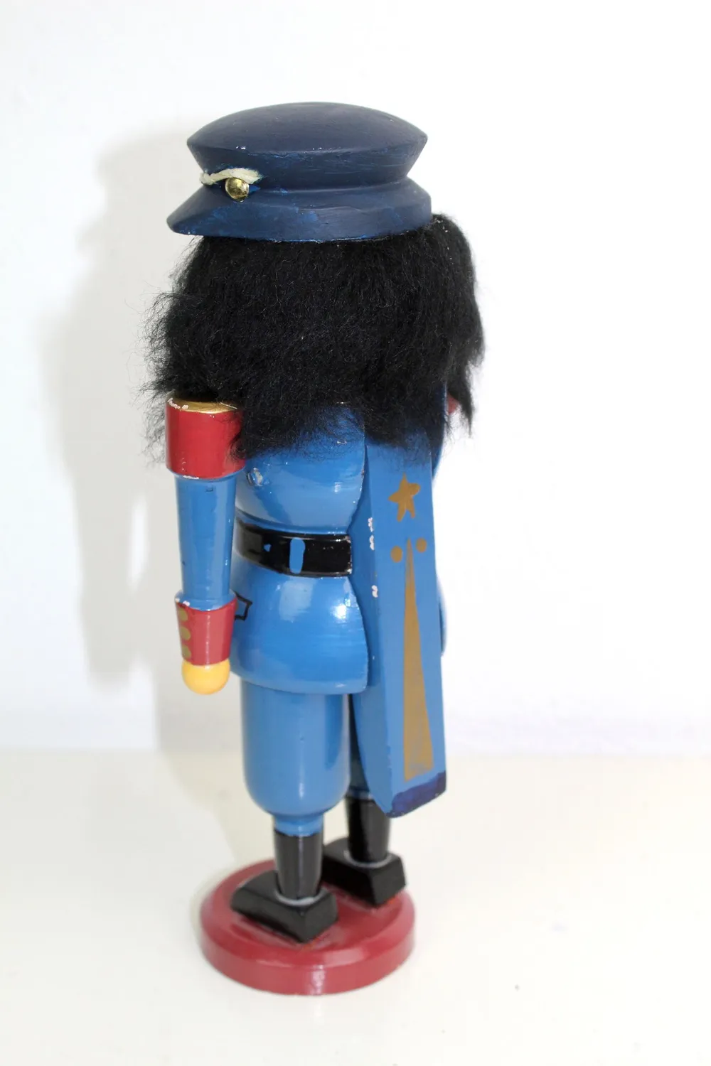 Mon Ami(e) Vintage Nussknacker Holz blau 24cm Bart
