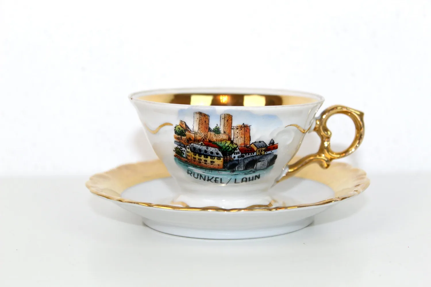 Mon Ami(e) Vintage Moccatasse Runkel an der Lahn handbemalt