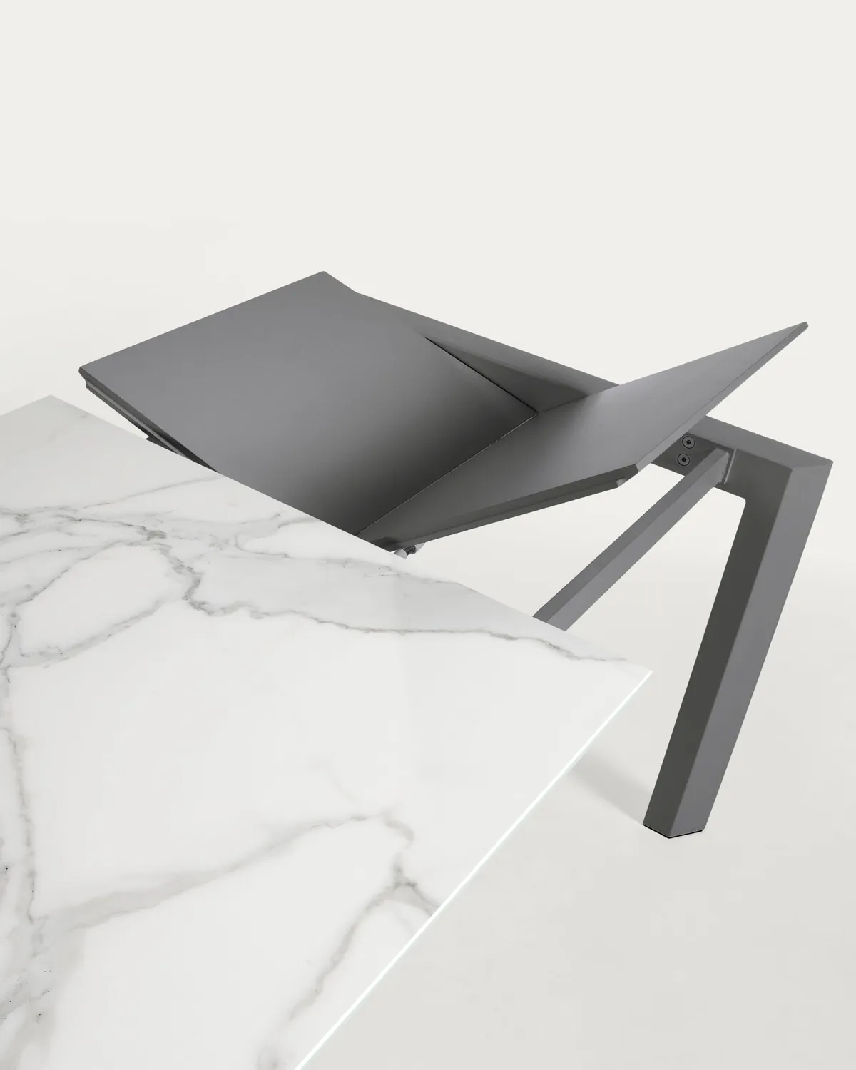 Kave Home 8,43E+12 Ausziehtisch weiß 120–180 cm KALOS