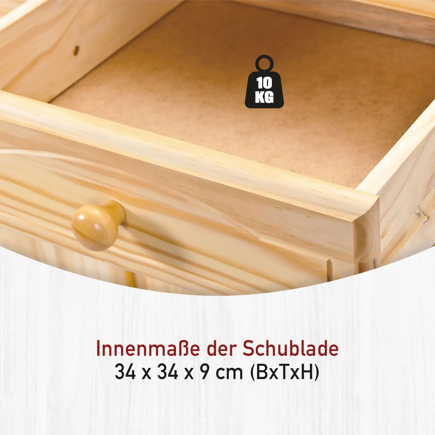 Inter Link Pamina Kommode Sideboard Kiefer massiv