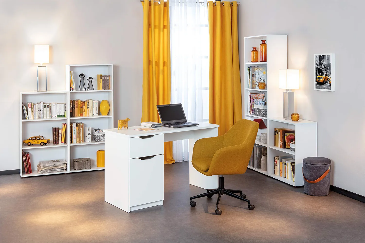 Inter Link Arco Bücherregal Standregal Holz
