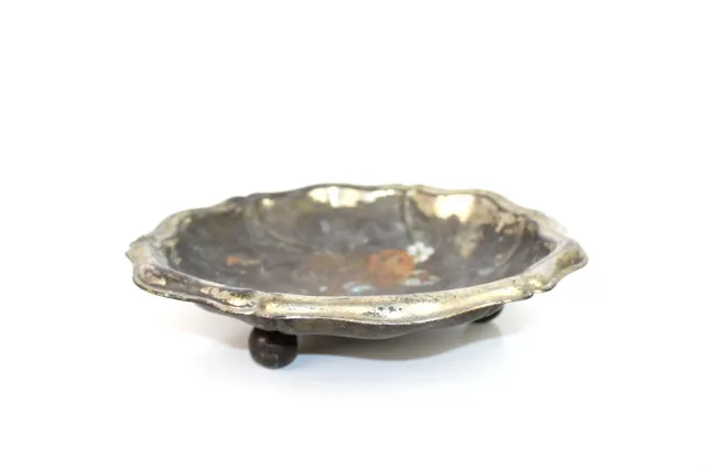 Mon Ami(e) Vintage Schale Metall gold Patina 30cm Shabby