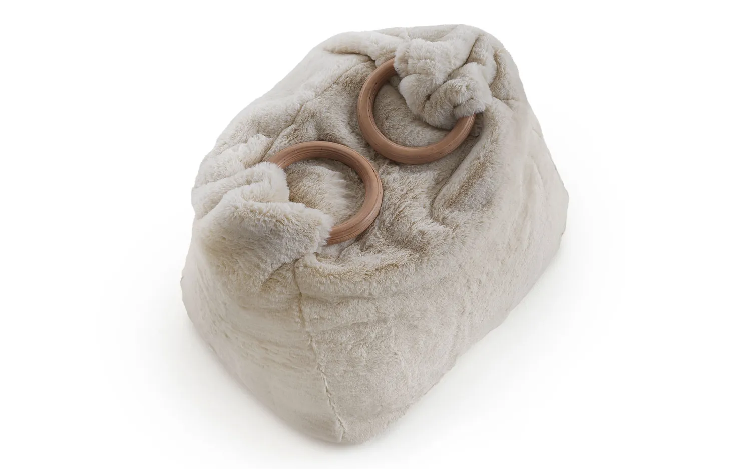 alpina design Gerla Pouf Fell Holzgriffe Bergdesign
