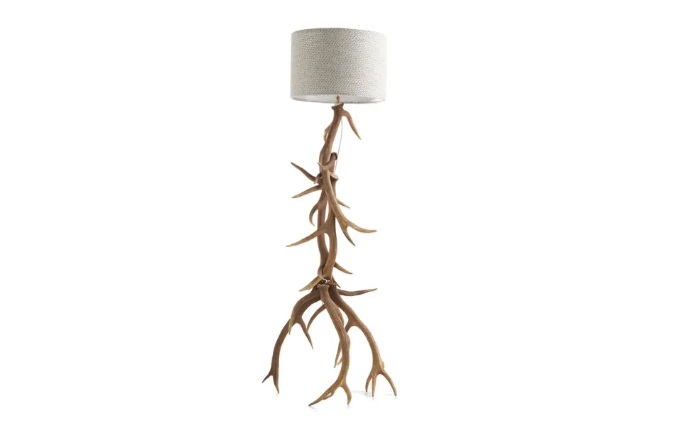 alpina design Muta del bosco terra Stehlampe mit Geweih