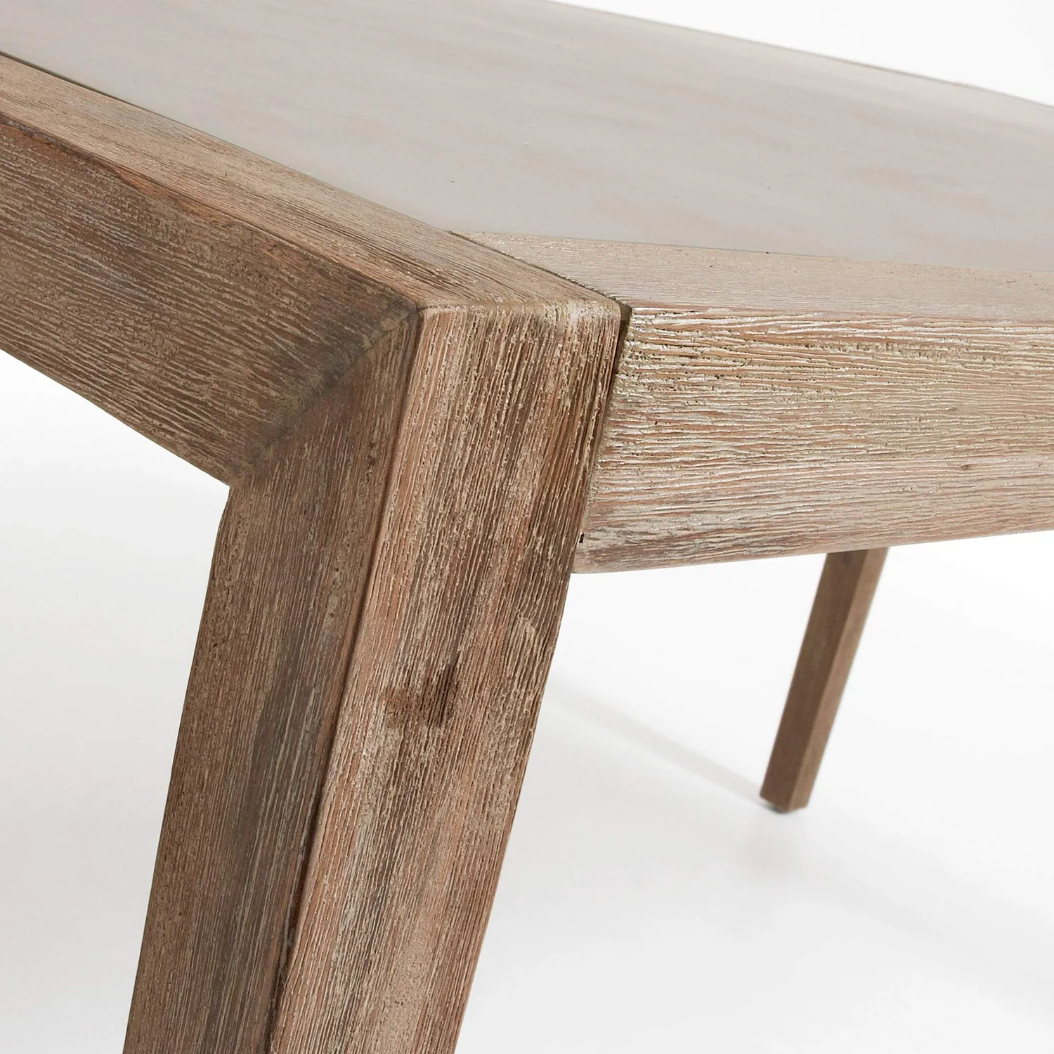 Kave Home Vetter Esstisch 160x90 Zement Eukalyptus