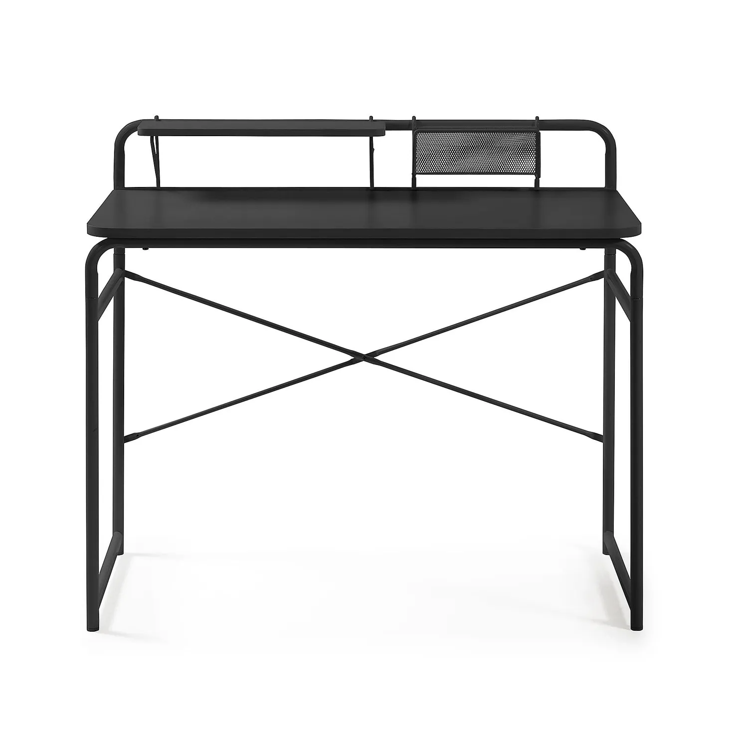 Kave Home Foreman Schreibtisch schwarz 98x46 cm Stahl