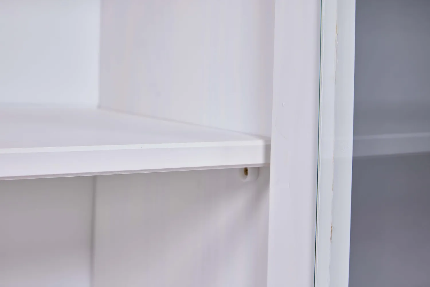 Inter Link Westerland 10 Vitrinenschrank 90 cm Weiß Kiefer