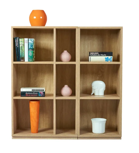 Kundler Home Der Bücherfreund Regal 100x100 Eiche offen