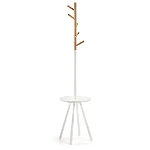 Kave Home Nerb Garderobe weiß 40 x 170 cm Holz