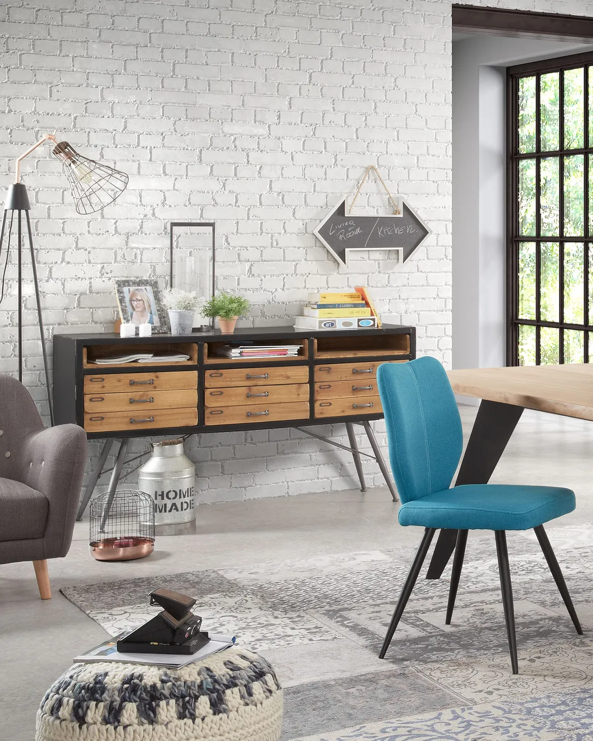 Kave Home Esstisch Eiche natur 220 cm Holztisch
