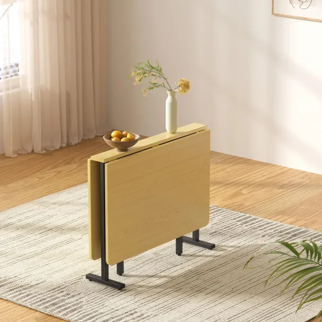 In And OutdoorMatch Klapptisch Beige 120x80 cm MDF ausziehbar