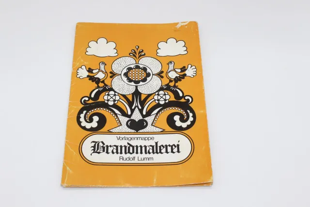 Mon Ami(e) Vintage Brandmalerei Vorlagenmappe Bastelheft gebraucht