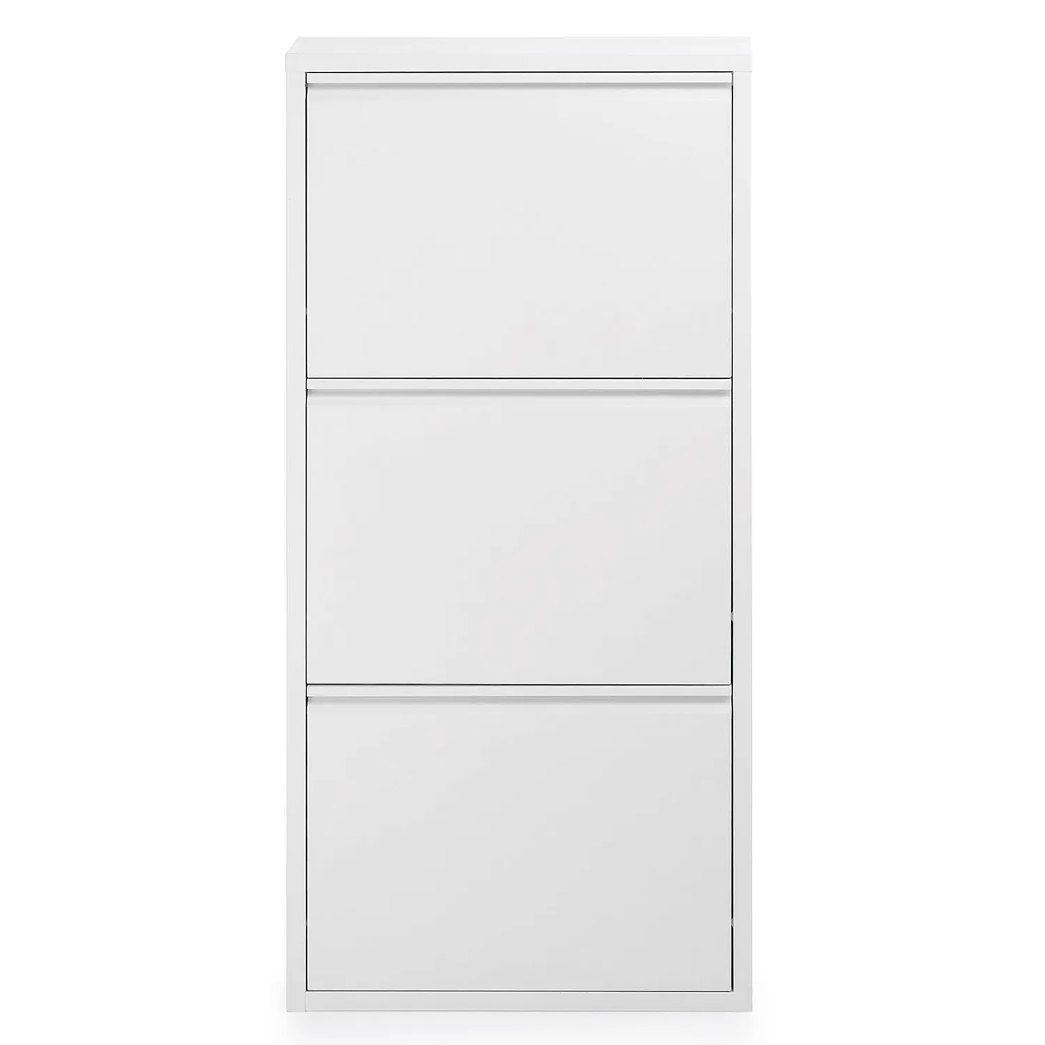 Kave Home Bogotá Schuhschrank Weiß Stahl 9 Paar
