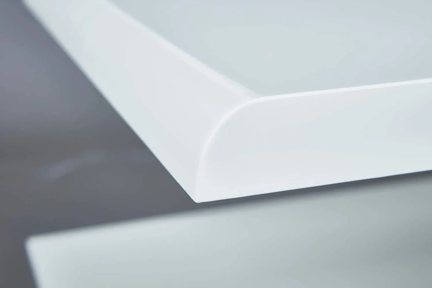 Inter Link Joliet Couchtisch weiß Wildeiche Rollen MDF