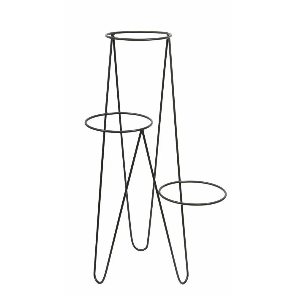 HOWHOMELY Blumentisch Dreieckig Metall