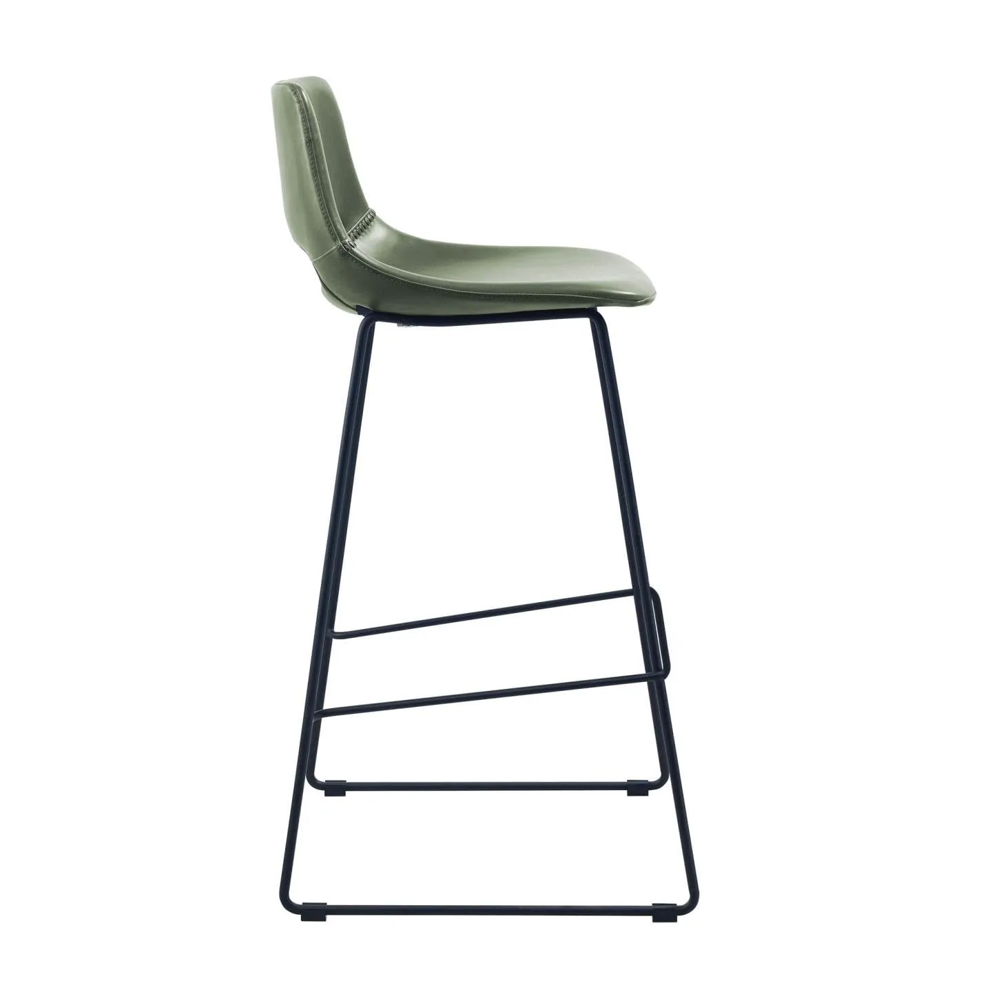 Kave Home Zahara Barhocker 65 cm Kunstleder