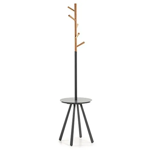 Kave Home Nerb Garderobe grau 40 x 170 cm Holz